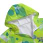 Preview: Leichte Regenjacke Pablo – Popart Hundemotiv, 100 % Polyester, Unisex, Staffordshire, AmStaff, Staff, Pitbull, Pit, SOKA, Listenhund